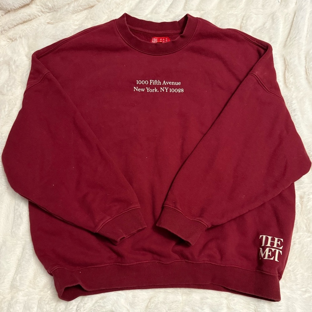 PacSun Burgundy Crewneck Sweater